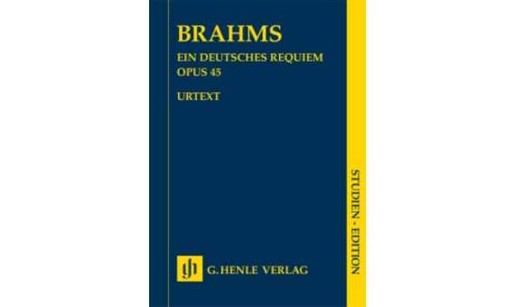 BRAHMS J. - REQUIEM ALEMAN - OP.45 URTEXT (BOLSILLO)