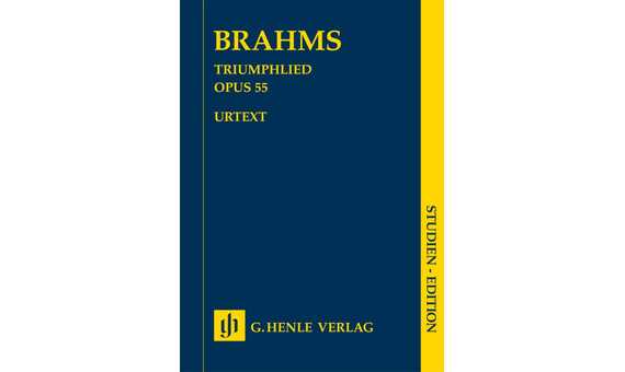 BRAHMS J. - CANTO DEL TRIUNFO - OP.55 (BOLSILLO) ORQUESTA