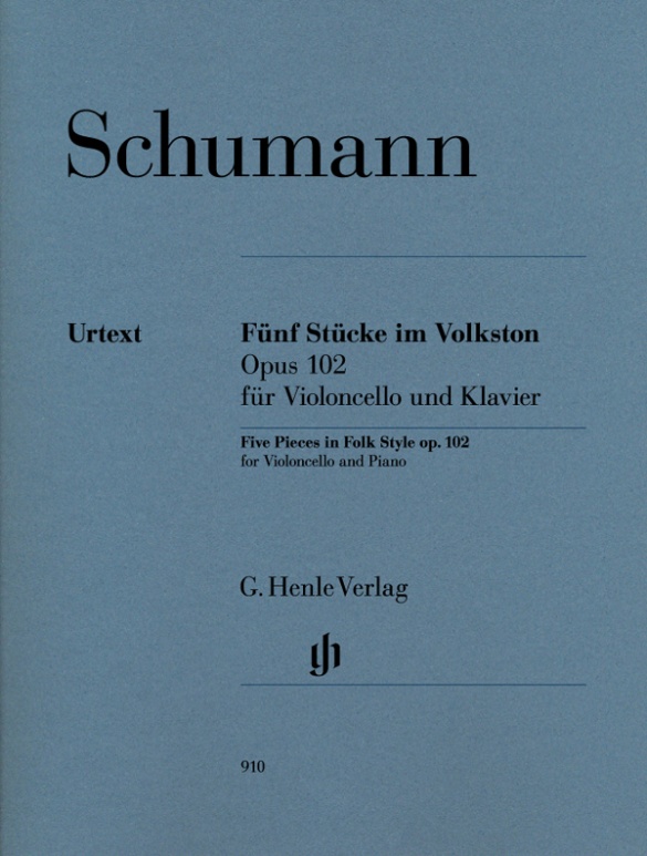 SCHUMANN R. - PIEZAS EN ESTILO POPULAR (5) - OP.102 URTEXT - (VC/P)