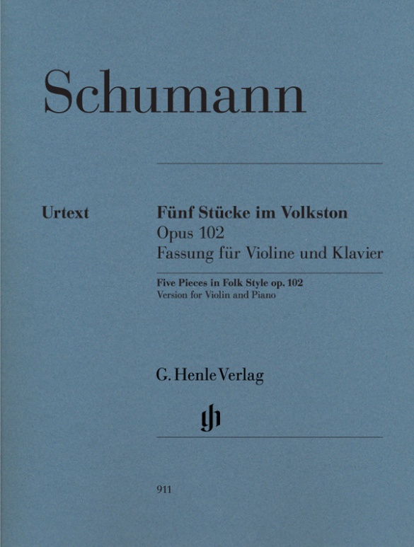 SCHUMANN R. - PIEZAS EN ESTILO POPULAR (5) - OP.102 URTEXT - (V/P)