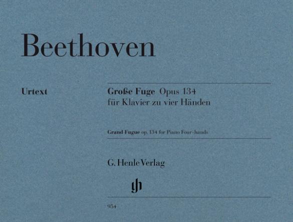 BEETHOVEN L.V. - GRAN FUGA OP. 134 URTEXT - (P4M)