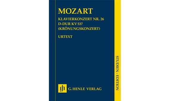 MOZART W.A. - CONCIERTO Nº26 RE M CORONACION (URTEXT) - KV.537 ORQUESTA BOLSILLO