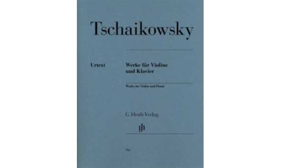 TCHAIKOVSKY P.I - OBRAS PARA VIOLIN Y PIANO URTEXT