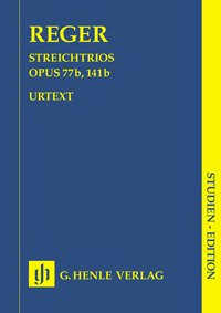 REGER M.- TRIOS DE CUERDA OP.77B-141B URTEXT
