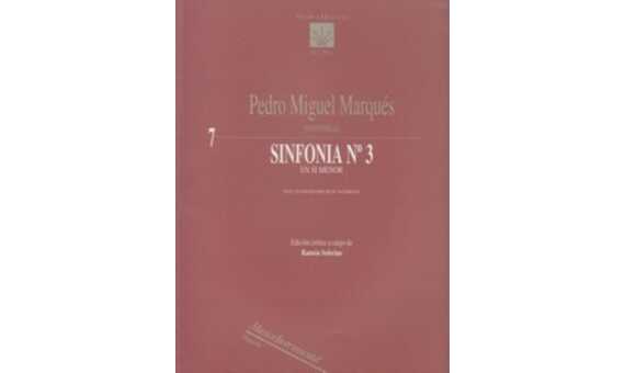 MARQUES P.M. - SINFONIA Nº3 SI m -