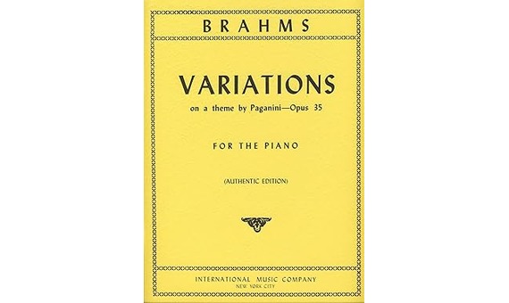 BRAHMS J. - VARIACIONES SOBRE TEMA DE PAGANINI - OP.35
