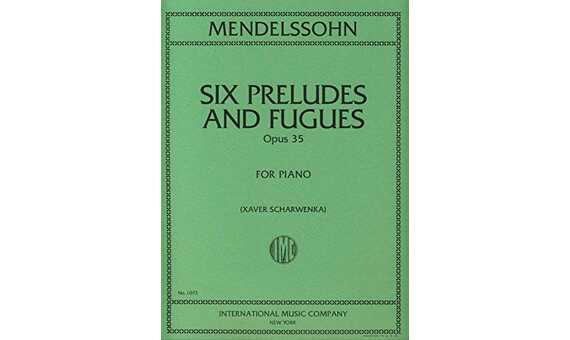 MENDELSSOHN F. - PRELUDIOS Y FUGAS (6) - OP.35