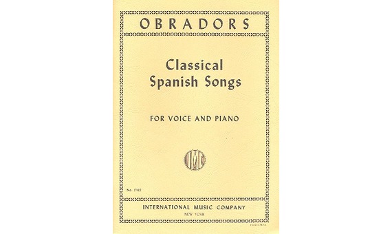 OBRADORS F. - CANCIONES ESPAÑOLAS