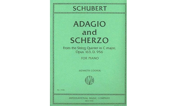 SCHUBERT F. - ADAGIO Y SCHERZO OP.163 D.956