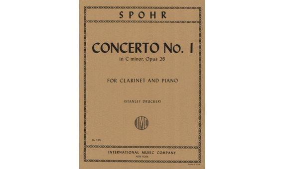 SPOHR L. - CONCIERTO Nº1 DO m - OP.26 (CL/P)