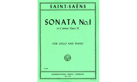 SAINT SAENS C. - SONATA Nº1 DO m OP.32 (VC/P)