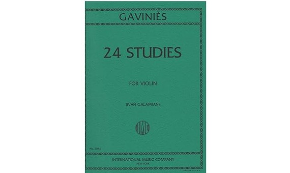 GAVINIES P. - ESTUDIOS MATINEES (24) - VIOLIN * Rev. GALIMIAN