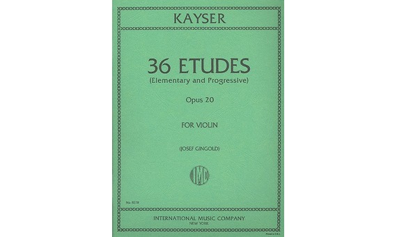KAYSER H.E. - ESTUDIOS (36) - OP.20
