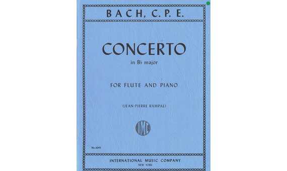 BACH C.P.E. - CONCIERTO SIb M - WQ.167