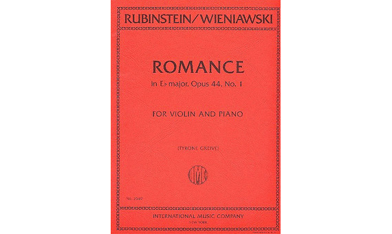 WIENIAWSKI7RUBINSTEIN - ROMANCE MIb M OP.44 Nº1