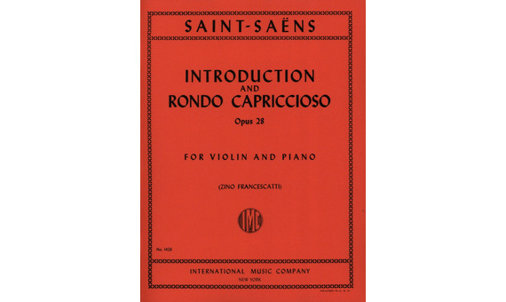 SAINT SAENS C. - INTRODUCCION Y RONDO CAPRICHOSO - OP.28