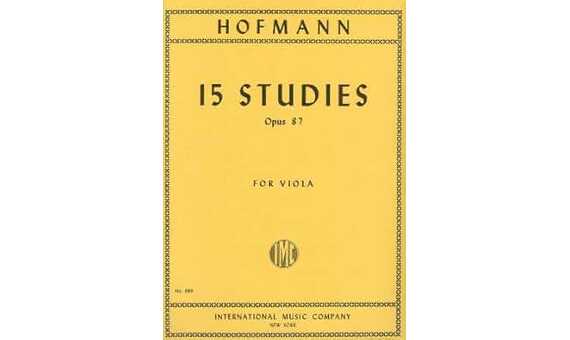HOFMANN R. - ESTUDIOS (15) - OP.87