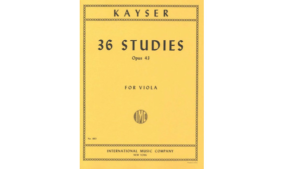 KAYSER H.E. - ESTUDIOS (36) - OP.43