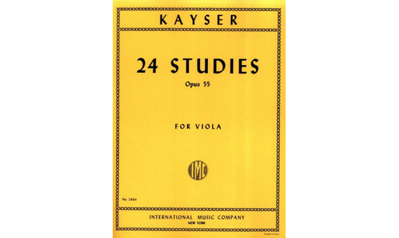 KAYSER H.E. - ESTUDIOS (24) - OP.55