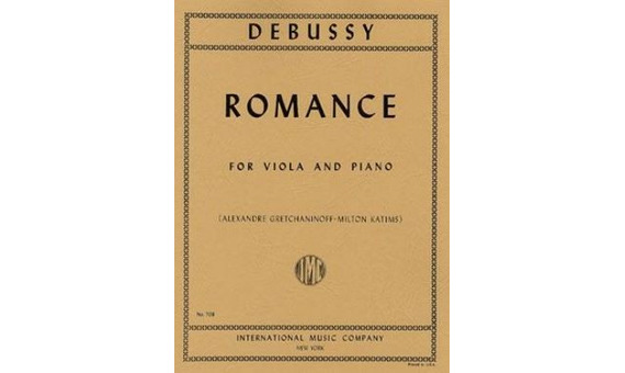 DEBUSSY C. - ROMANCE (VIOLA/ PIANO)