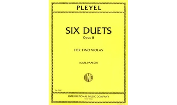 PLEYEL I. - DUOS (6) - OP.8