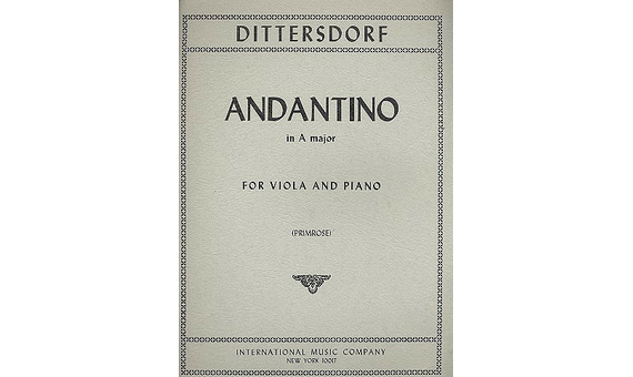 DITTERSDORF C.D.V. - ANDANTINO LA M -