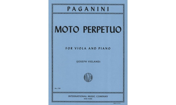 PAGANINI N. - MOTO PERPETUO - OP.11