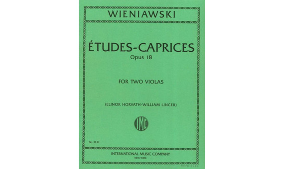 WIENIAWSKI H. - ESTUDIOS CAPRICHOS - OP.18