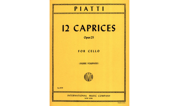 PIATTI A. - CAPRICHOS (12) - OP.25