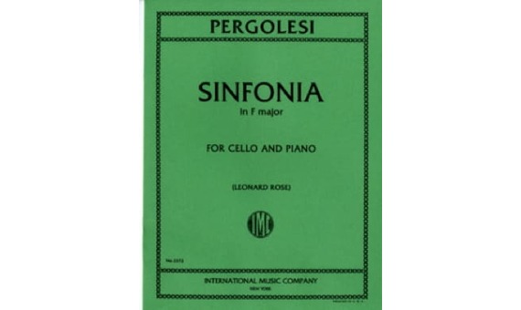 PERGOLESSI G.B. - SINFONIA FA M -