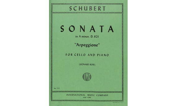 SCHUBERT F. - SONATA LA m ARPEGGIONE - D.821