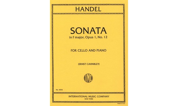 HANDEL G.F. - SONATA Nº12 FA M - OP.1