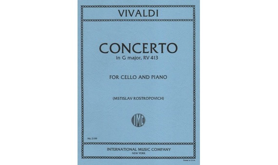 VIVALDI A. - CONCIERTO SOL M F.III/12 - RV.413