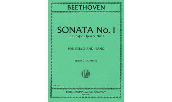 BEETHOVEN L.V. - SONATA Nº1 FA M - OP.5 Nº1