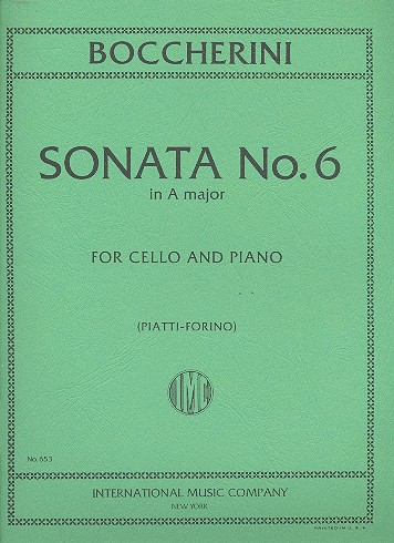 BOCCHERINI L. - SONATA Nº6 LA M -