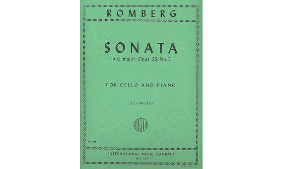 ROMBERG B. - SONATA SOL M - OP.38 Nº2