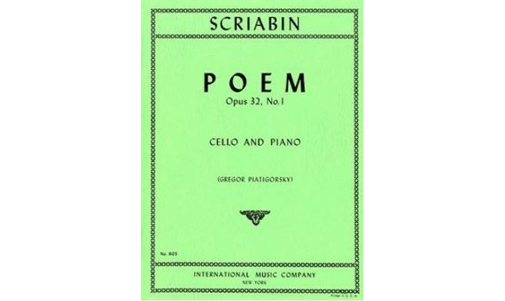 SCRIABINE A. - POEMA Nº1 - OP.32