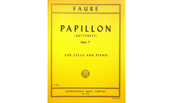 FAURE G. - PAPILLON - OP.77