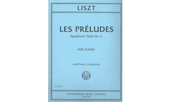 LISZT F. - LOS PRELUDIOS (POEMA SINFONICO Nº 3) PIANO