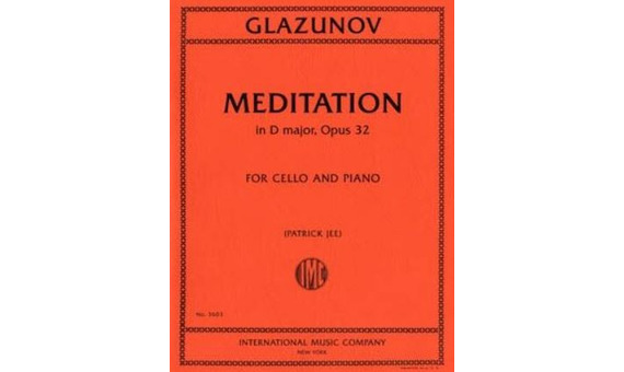 GLAZUNOV A. - MEDITATION - OP.32