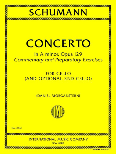 SCHUMANN R. - CONCIERTO LA m OP.129 (CELLO)