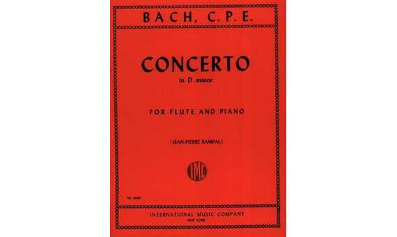 BACH C.P.E. - CONCIERTO RE m -
