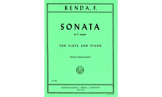 BENDA F. - SONATA FA M -