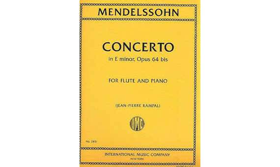 MENDELSSOHN F. - CONCIERTO MI m - OP.64B
