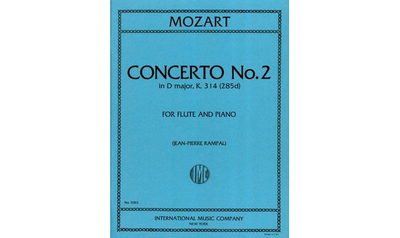 MOZART W.A. - CONCIERTO Nº2 RE M - KV.314
