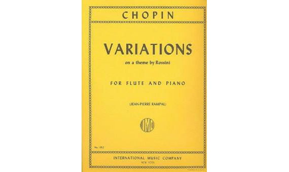 CHOPIN F. - VARIACIONES SOBRE UN TEMA DE ROSSINI -