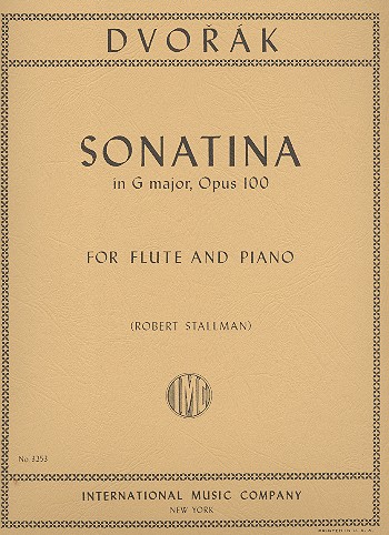 DVORAK A. - SONATINA SOL M - OP.100 - FLAUTA Y PIANO
