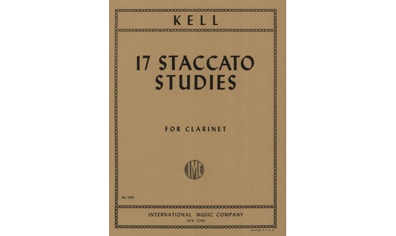 KELL R. - ESTUDIOS DE STACCATO (17) - CLARINETE -