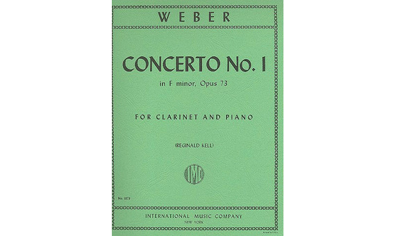 WEBER C.M. - CONCIERTO Nº1 FA m - OP.73