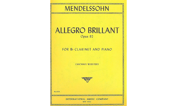 MENDELSSOHN F. - ALLEGRO BRILLANTE - OP.92
